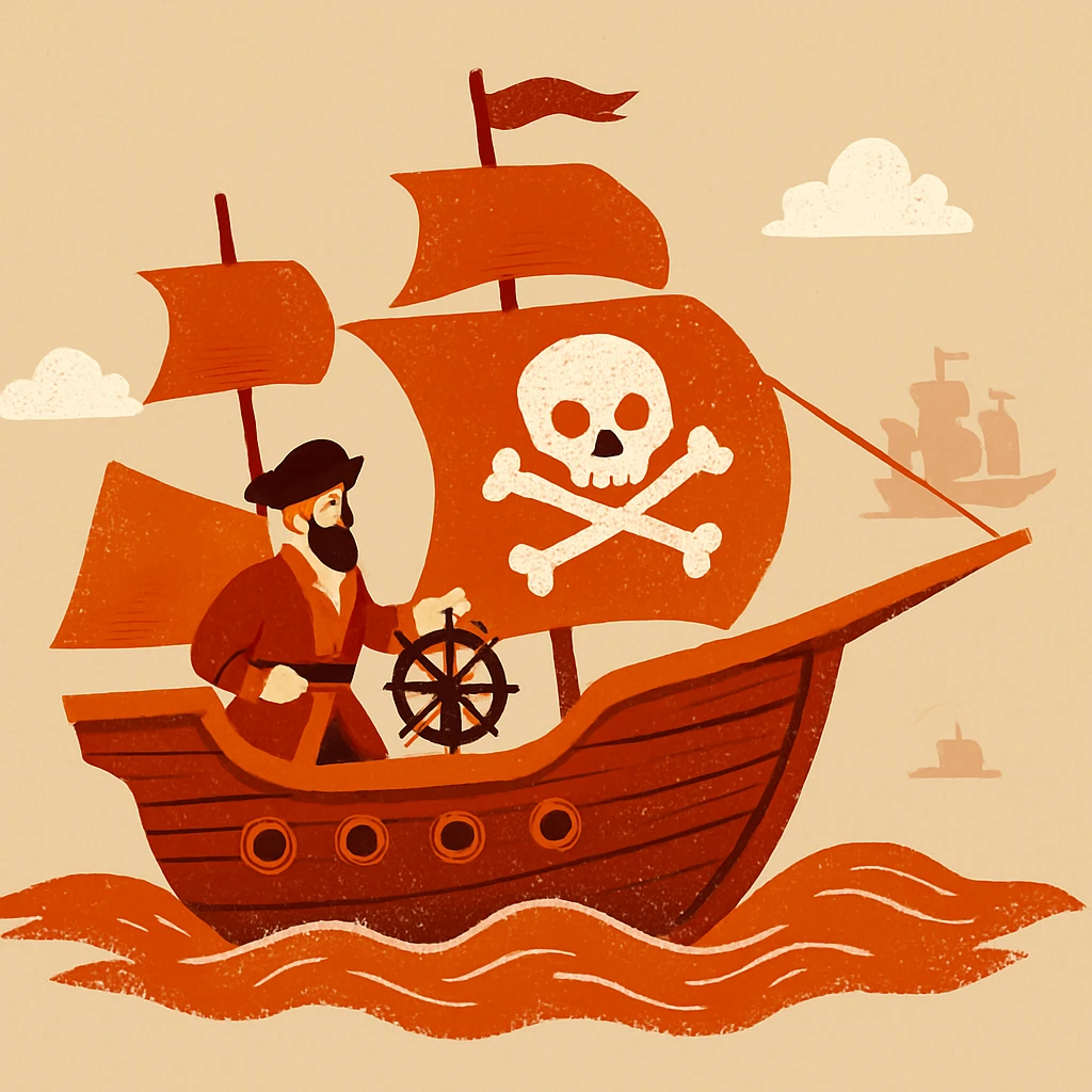 pirate ship emoji