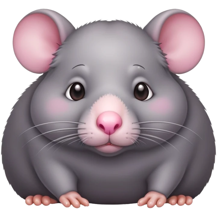 obese rat emoji