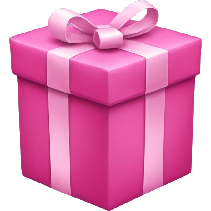 Pink presents emoji