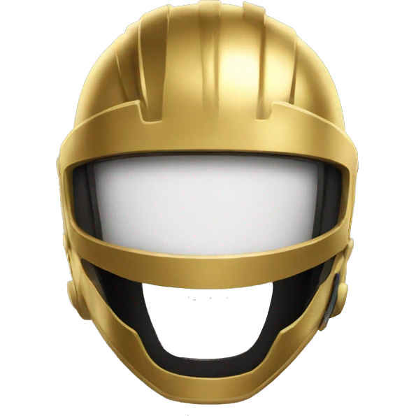 Gold helmet emoji