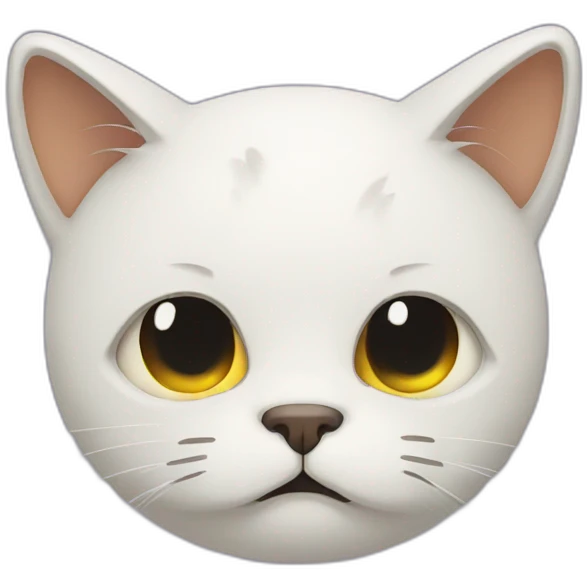 Depressed cat emoji