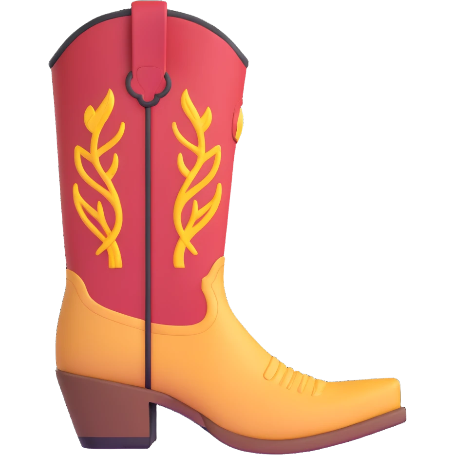 cowboy boot emoji