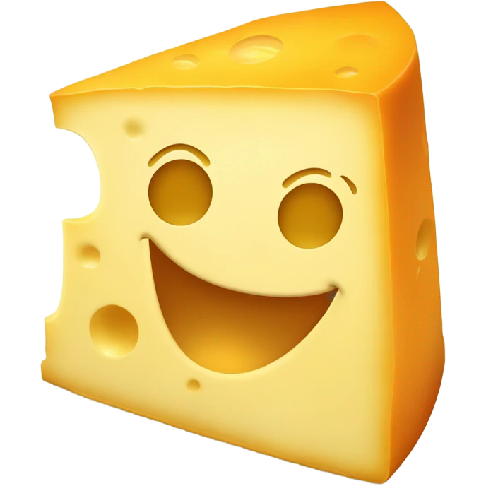 Cheese with face  emoji