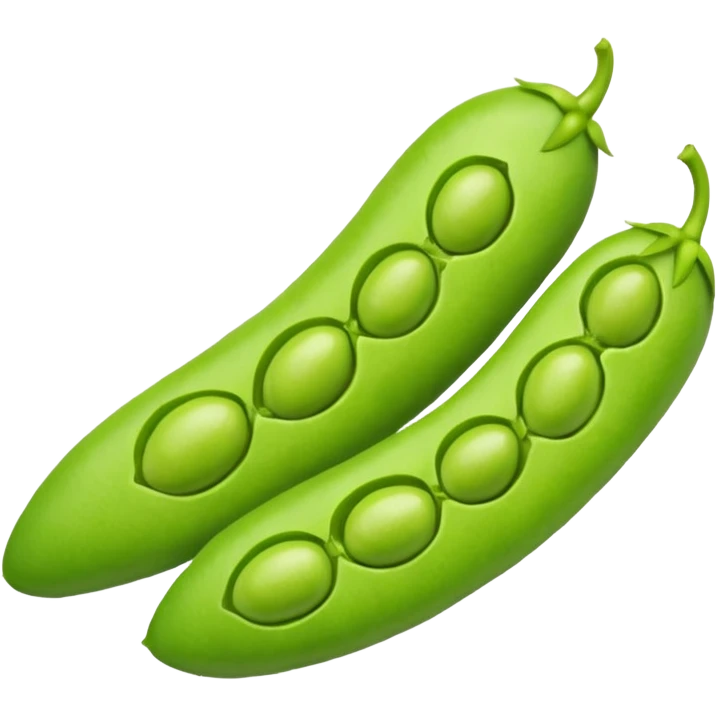 peeled edamame emoji