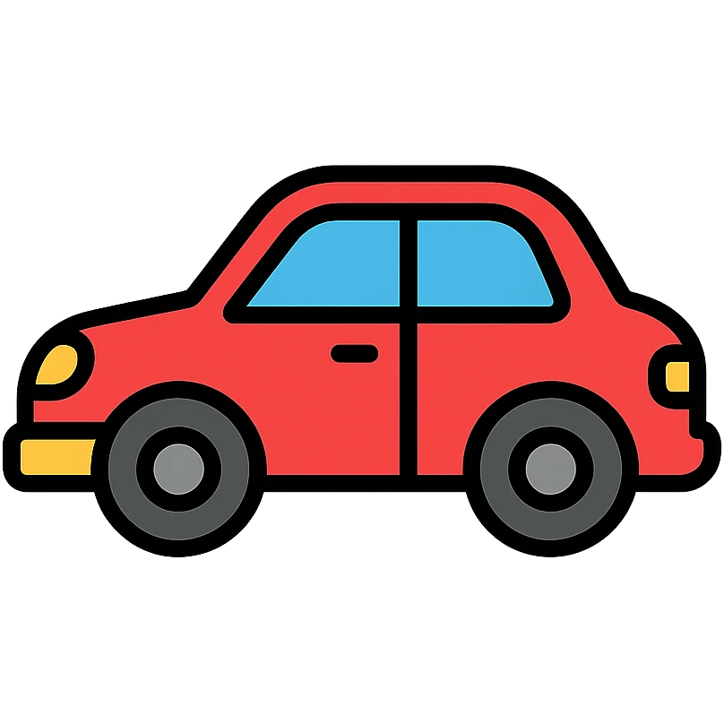 colored car icon emoji
