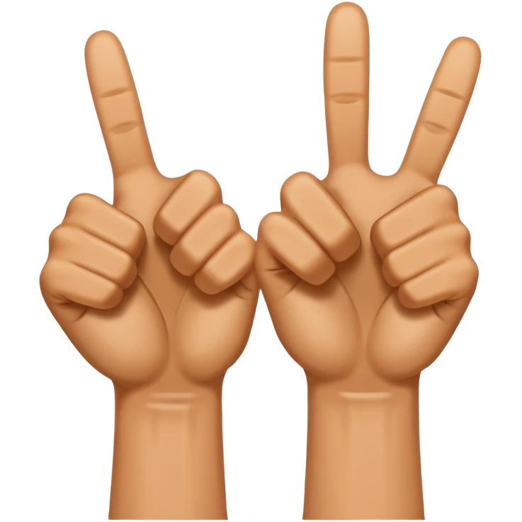 I want two tumbs up like it's done with two hands emoji