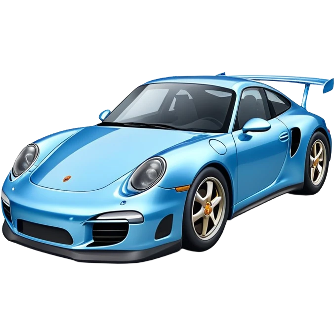 Blauer Porsche emoji