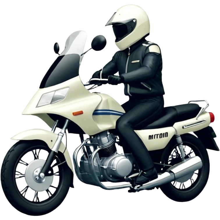 Питон на мотоцикле мчит как призрачный гонщик emoji
