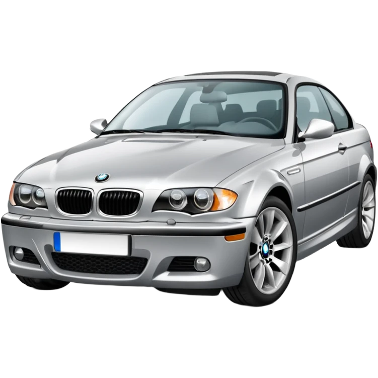 BMW 330ci car three-quarter front view emoji