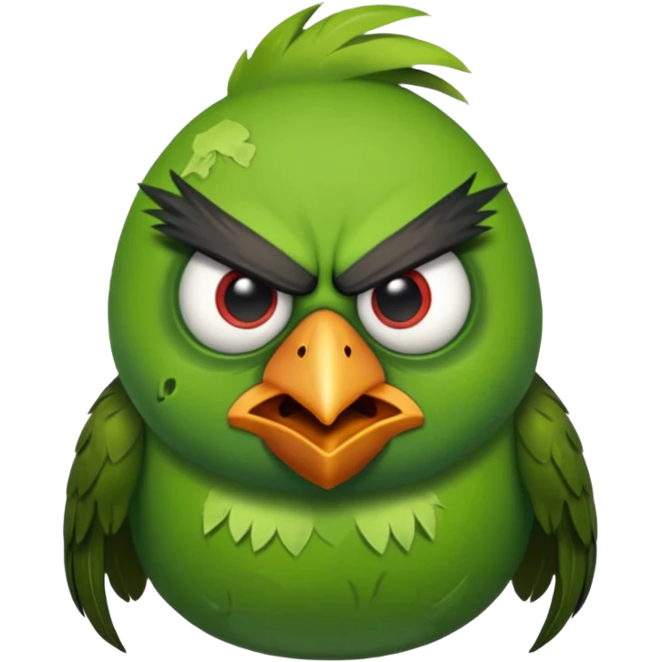 зомби птичка энгри бердс emoji