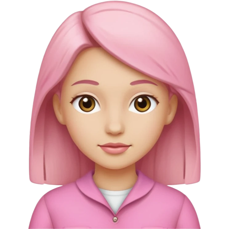 pink craft girl  emoji