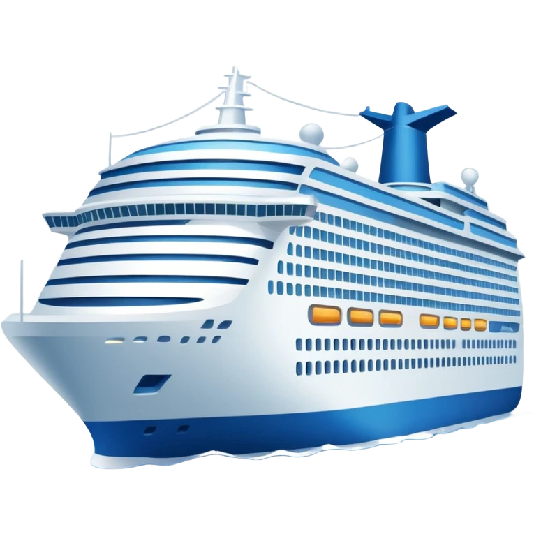 Cruise ship emoji