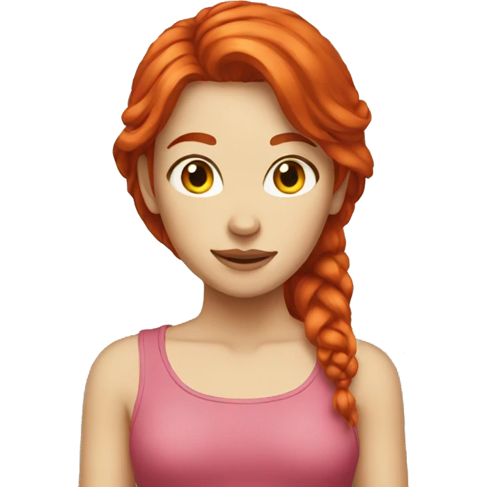 red hair girl emoji