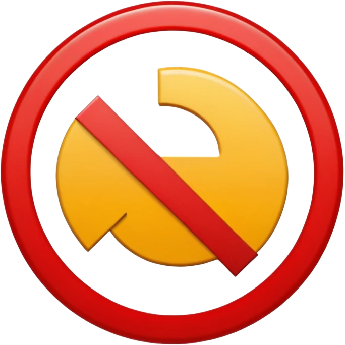simbolo de prohibido  emoji