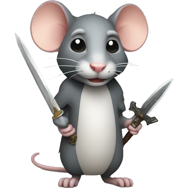 rat with a dagger emoji