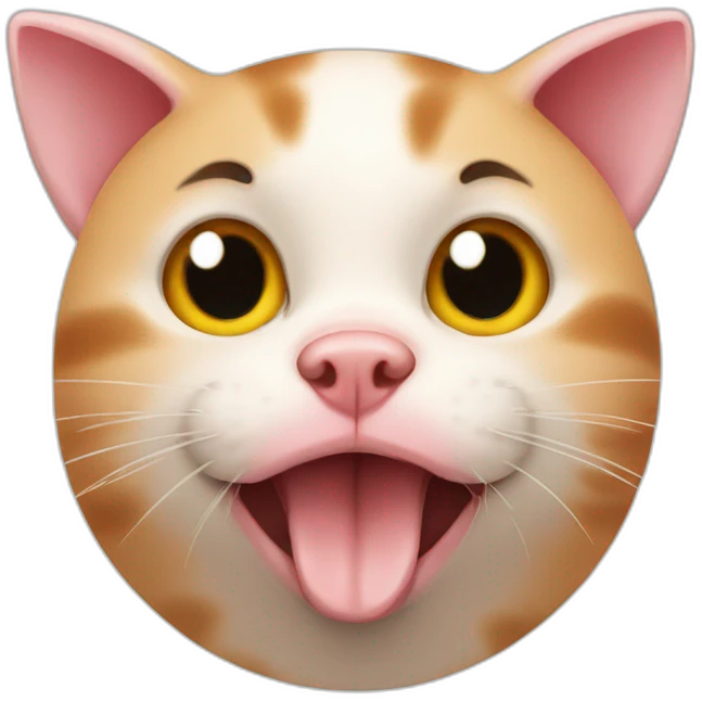 cat with pig nose emoji