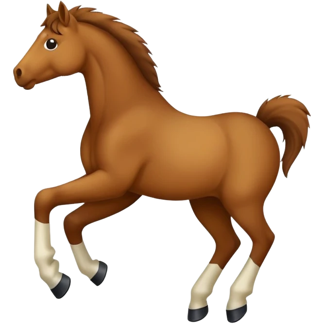 Drunk horse emoji