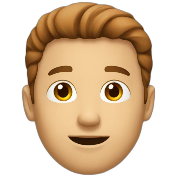 Homme marron emoji