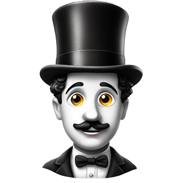 Charlie chaplin mit Stock emoji