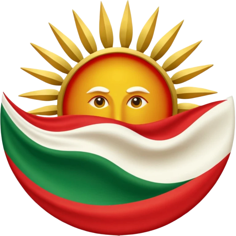 KÜRDİSTAN bayrağı emoji