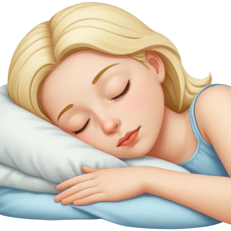 Girl sleep emoji