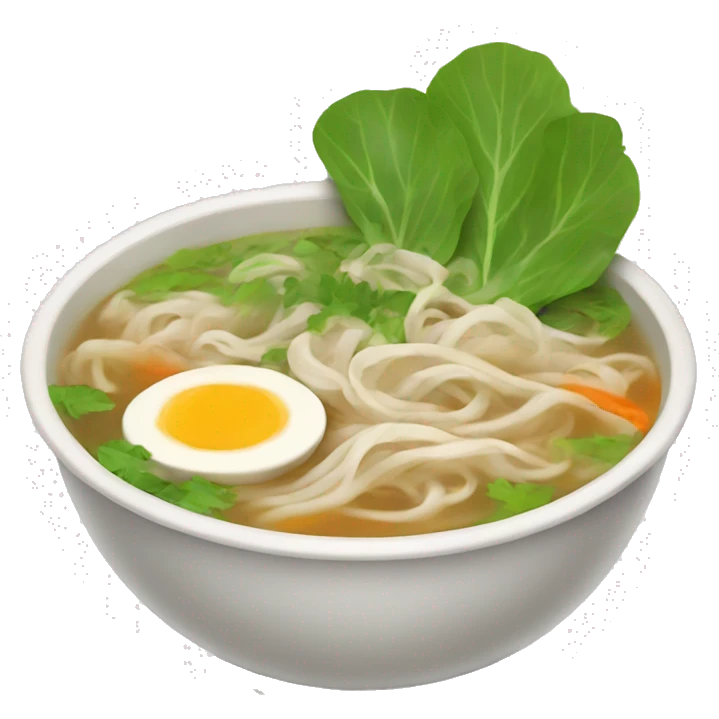 Pho soup emoji