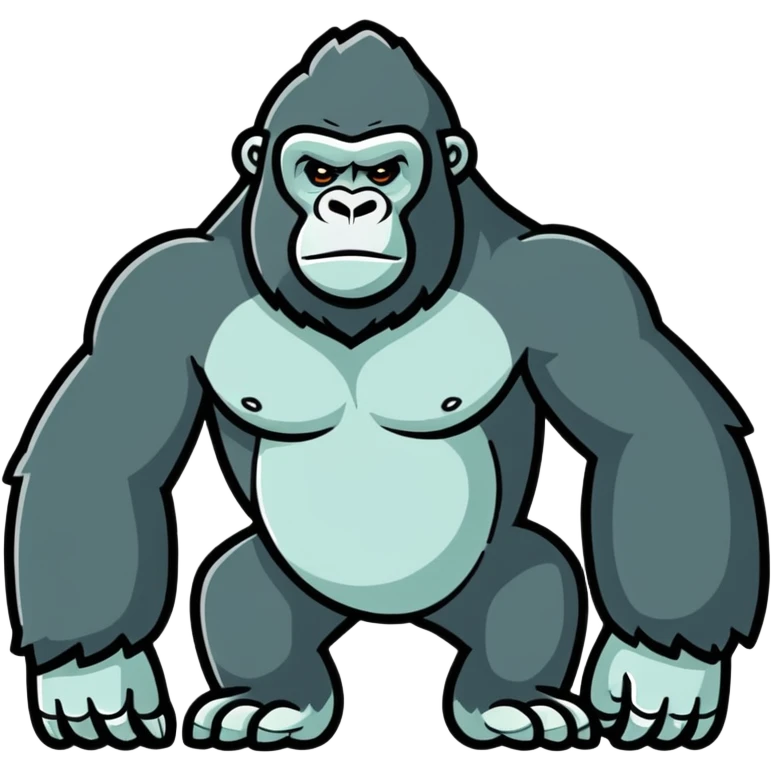 Recently divorced gorilla  emoji