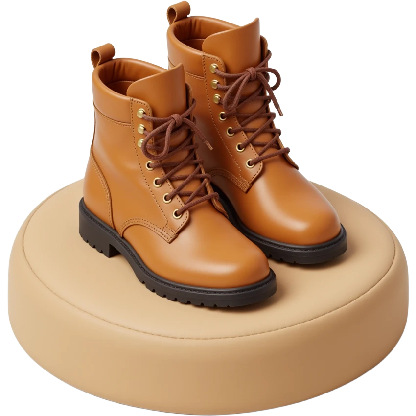 tan hiking boots emoji