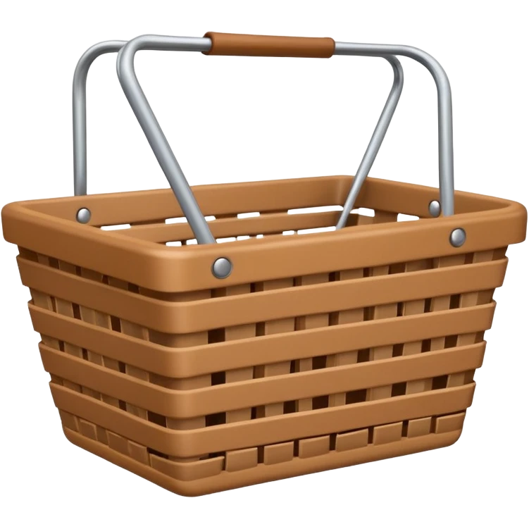 empty shopping basket emoji
