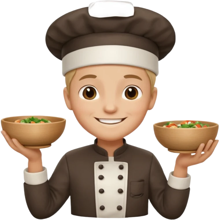  Chef Holding Bowl emoji
