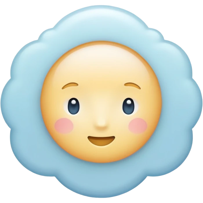 light blue emoji