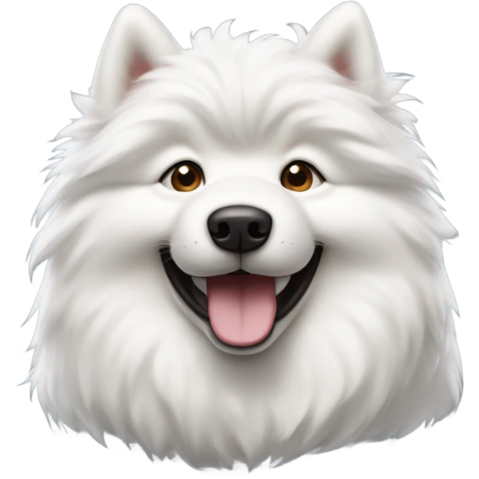 Samoyed dog emoji