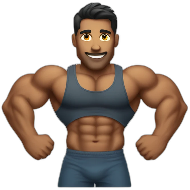 Body builder emoji