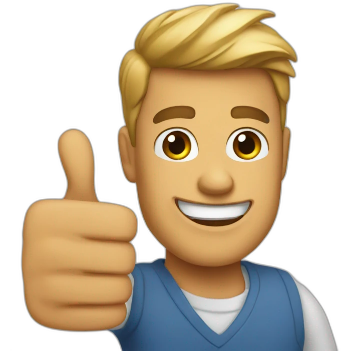 barry thumbs up emoji