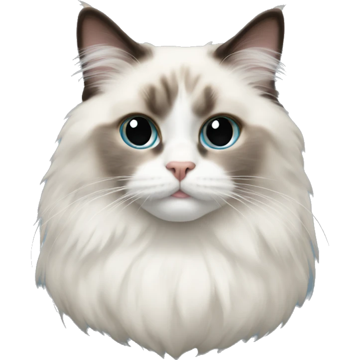 3 ragdoll cats emoji