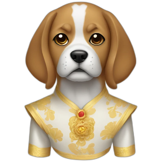 Dog in a barong  emoji