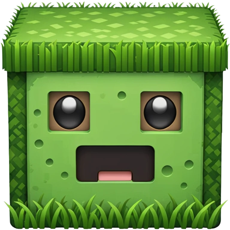 마인크래프트 잔디 블럭 emoji