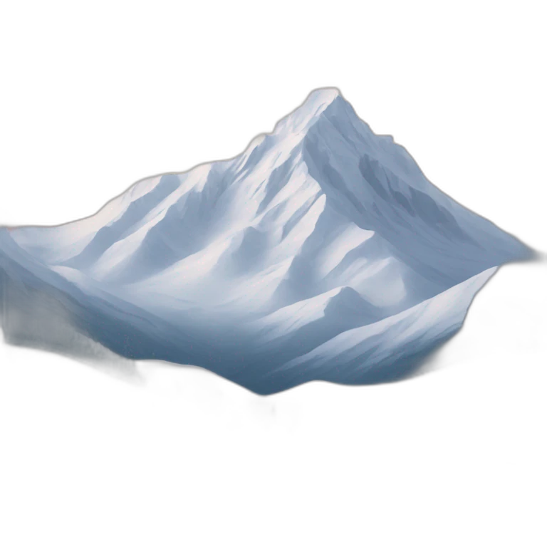 Snow cover mountain emoji