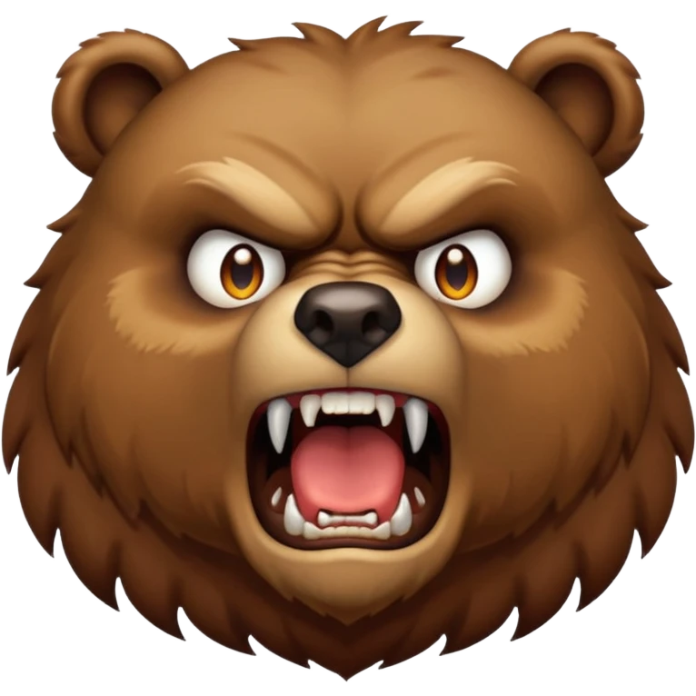 angry bear emoji