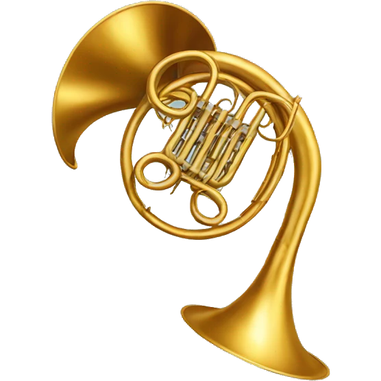 Golden French Horn emoji