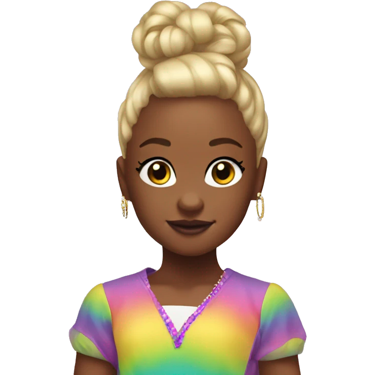 Black jojo siwa emoji