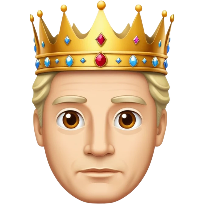 classic king emoji