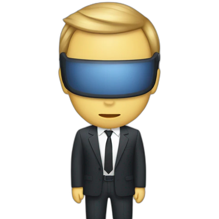 Macron qui embrasse élon musk emoji