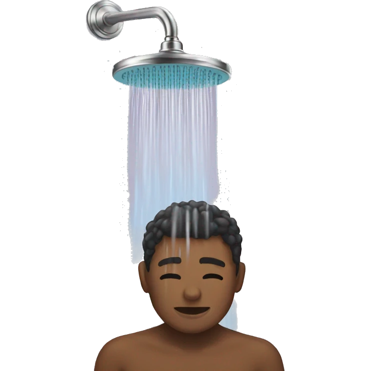 Showering emoji