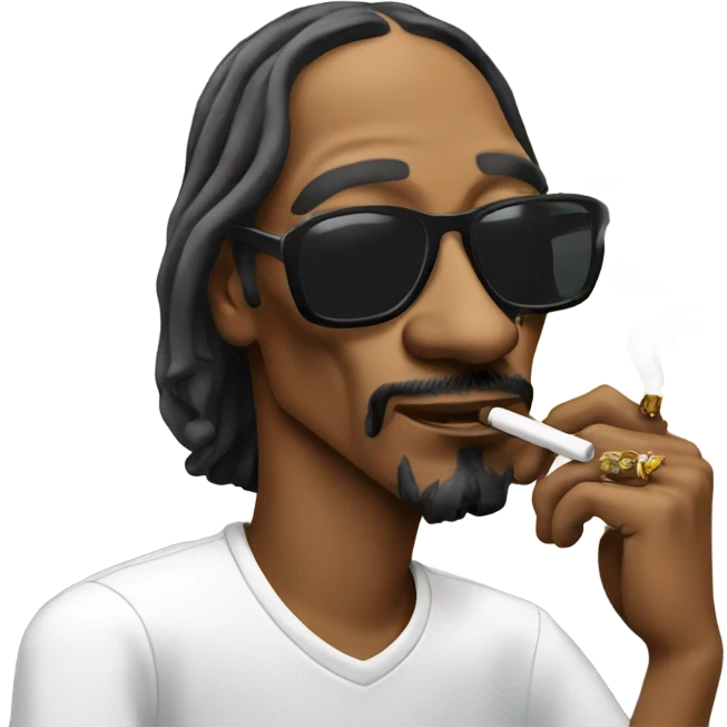 Snoop dogg smoking emoji