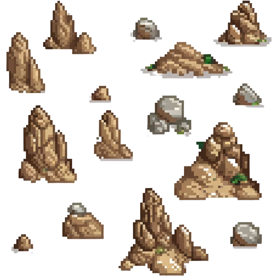 rock formation emoji