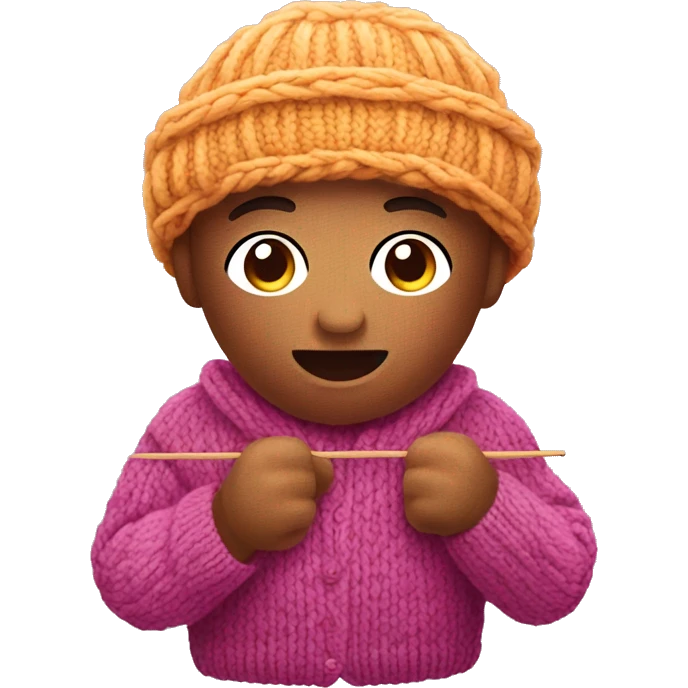 knitting emoji