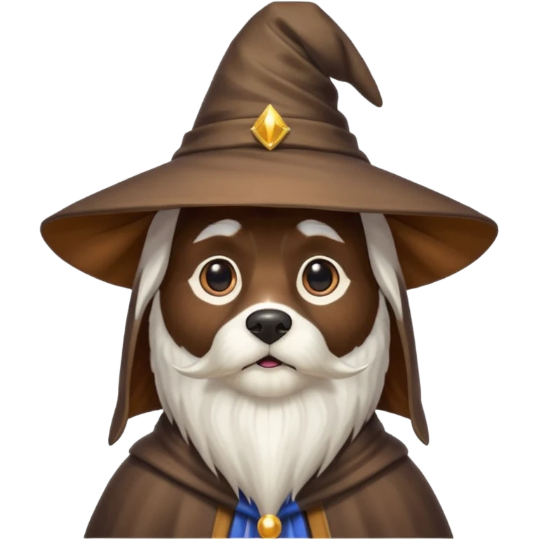 Wizard dog emoji