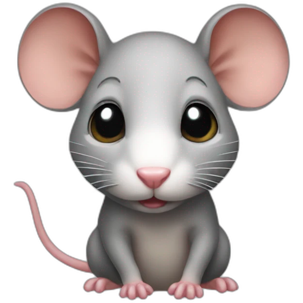 Cute-rat emoji