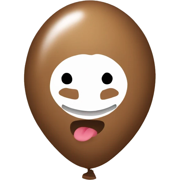 Brown balloon  emoji
